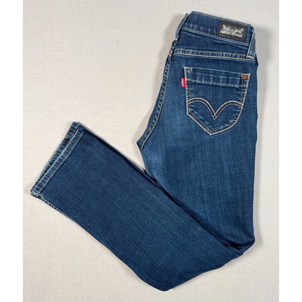 Levi's Women's 529 Curvy Bootcut Jeans 26 x 26 - Mid Rise Dark Wash